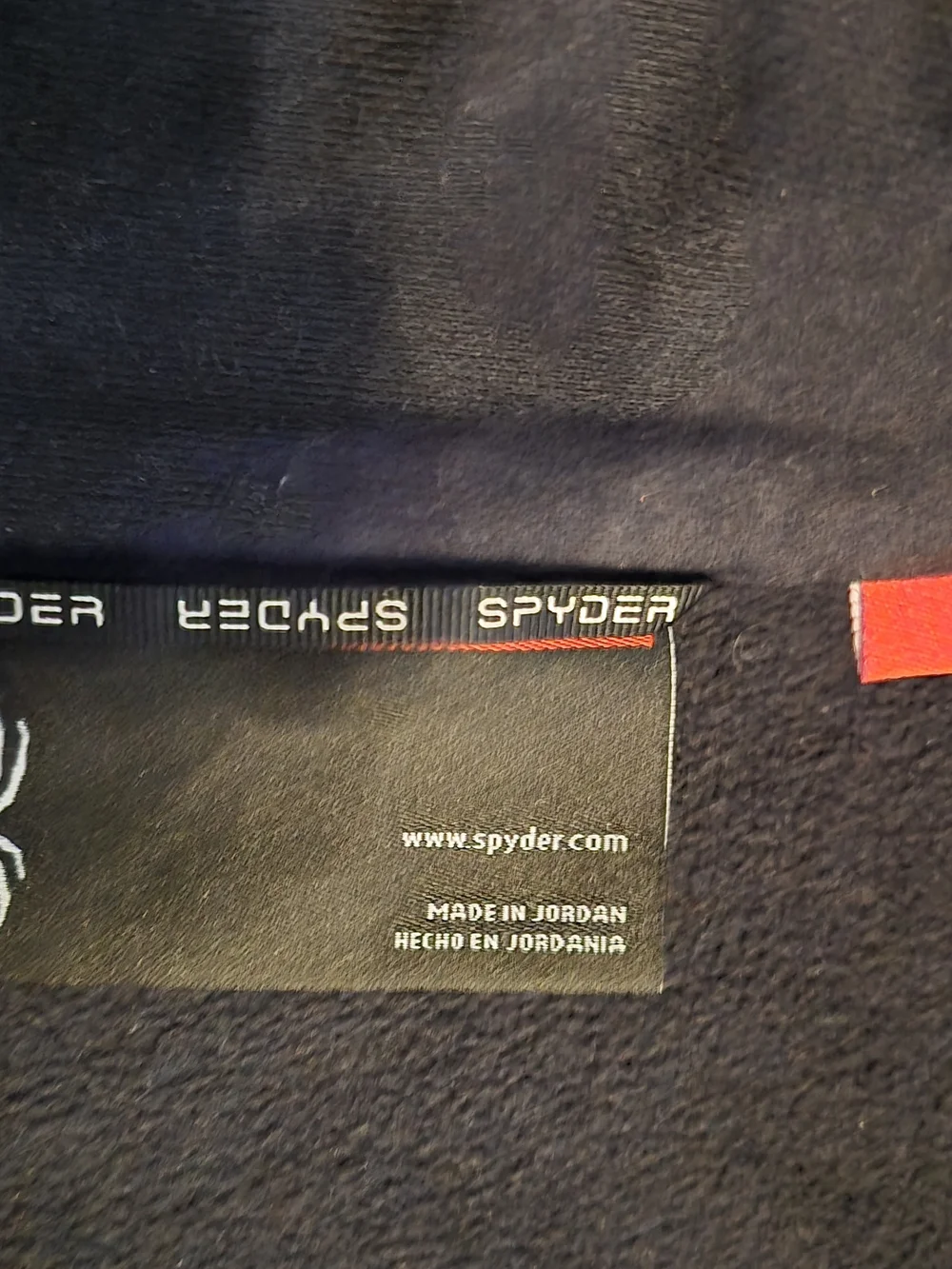 SPYDER Women's Black Cable Knit Full-Zip Utility Jacket with Subtle Logo Size S